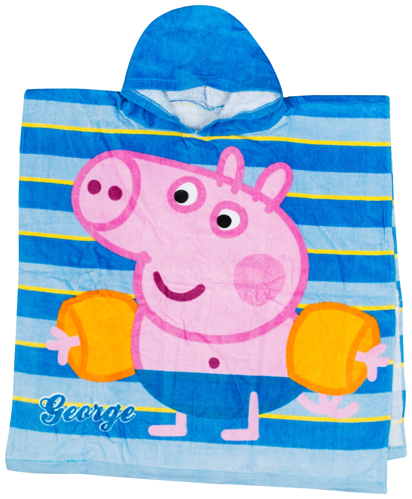 Kids Official Character Ponchos Hooded Beach Bath Towels Girls Boys